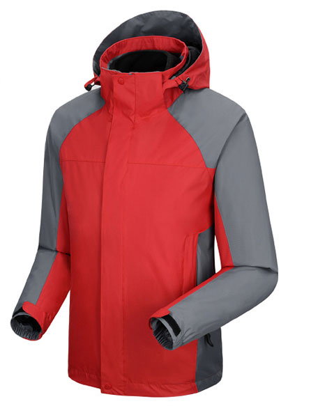 紅色企業沖縫衣定制款式圖