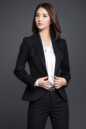 韓版OL商務女職業西裝工作服訂做