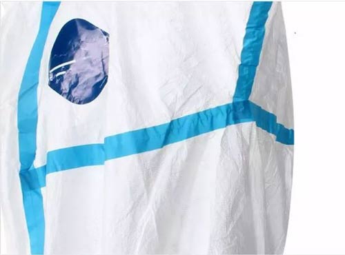 醫(yī)療防護服線跡壓膠條工藝圖